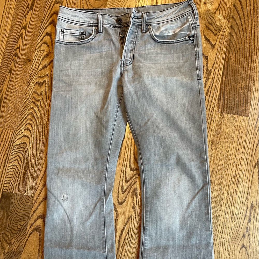 Gray Mens buffalo jeans
